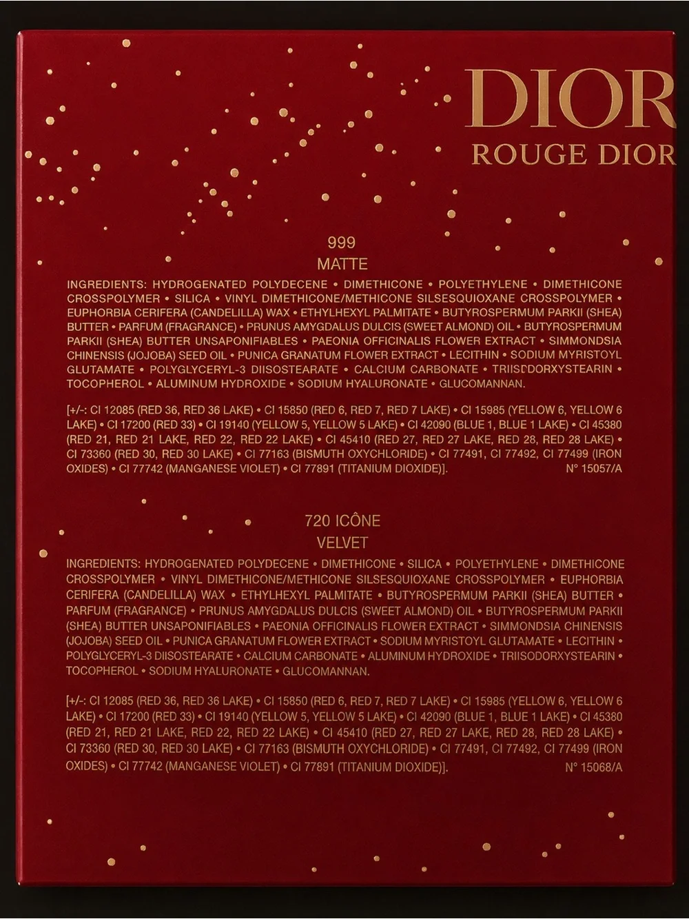 Dior rouge lipstick